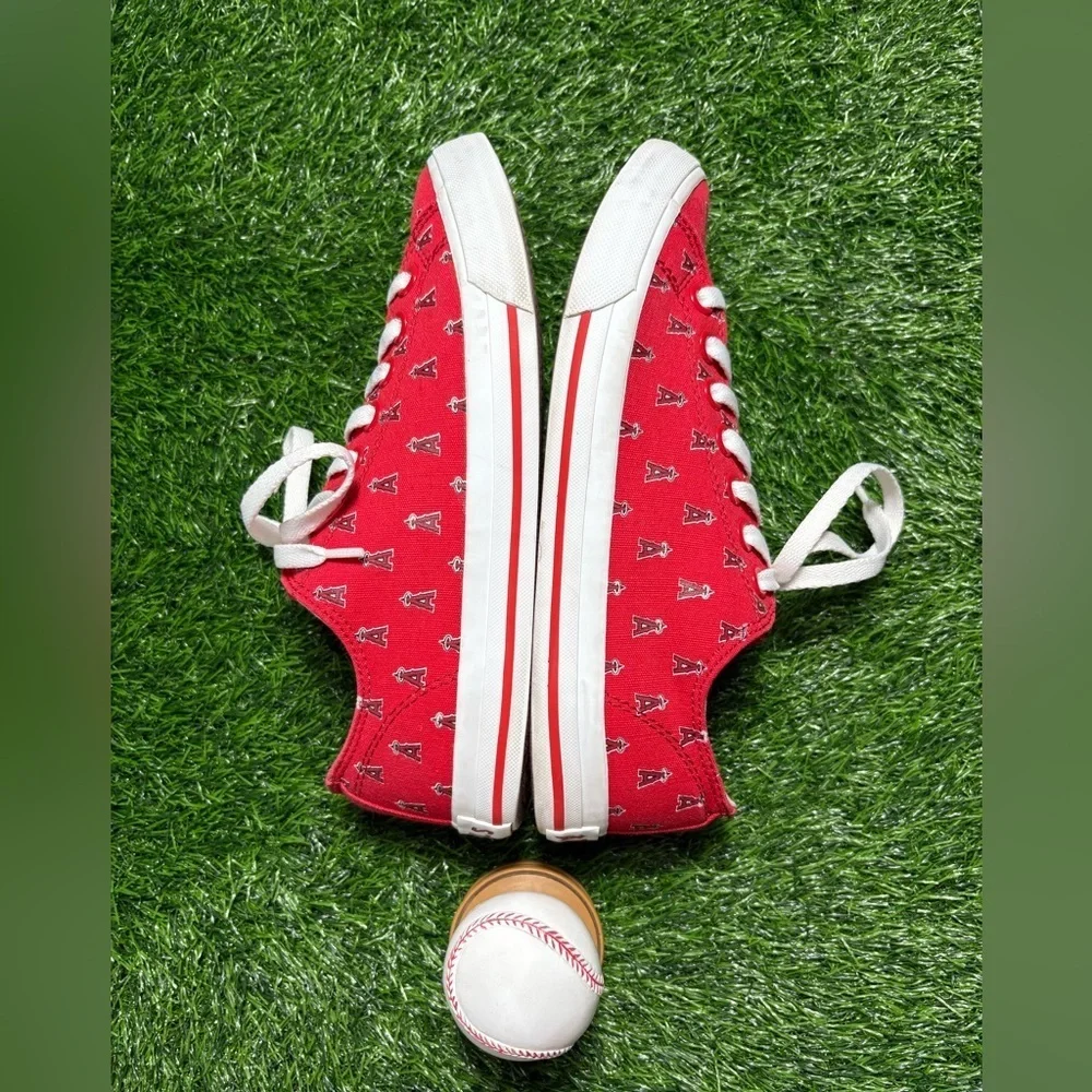 Row One MLB Los Angeles Angels Low Top Sneakers